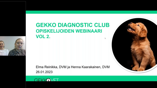 Gekko Diagnostic Club - opiskelijoiden webinaari vol.2